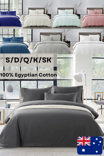 Ramesses 100% Egyptian Cotton Quilt Cover Set - Ander Home