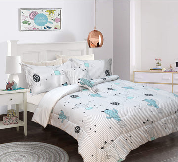 RAMESSES All Season Kids Cactus Comforter SET/5Pcs Children Bedding SET//Single/Double - Ander Home