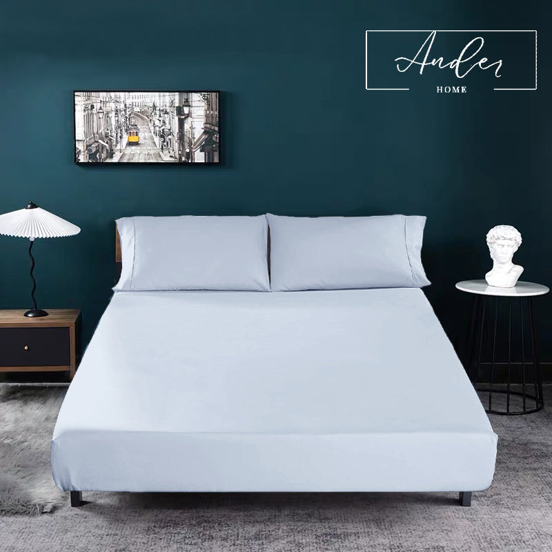 Ultra Soft 100% Egyptian Cotton Fitted Sheet With Pillowcases - Ander Home
