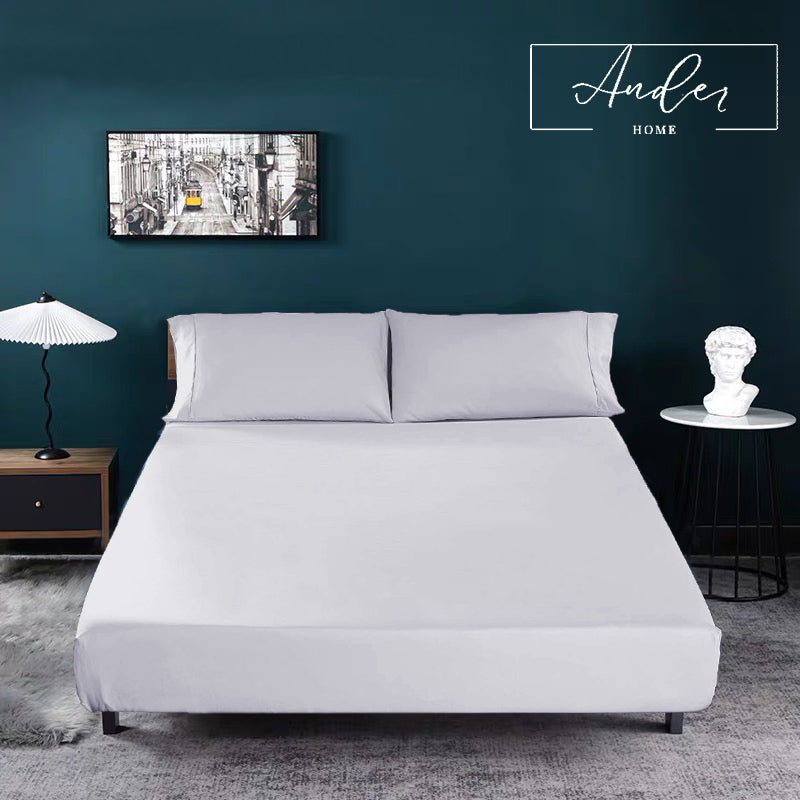 Ultra Soft 100% Egyptian Cotton Fitted Sheet With Pillowcases - Ander Home