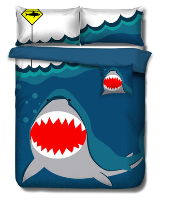 RAMESSES Kids Bedding / Shark Comforter SET - Ander Home