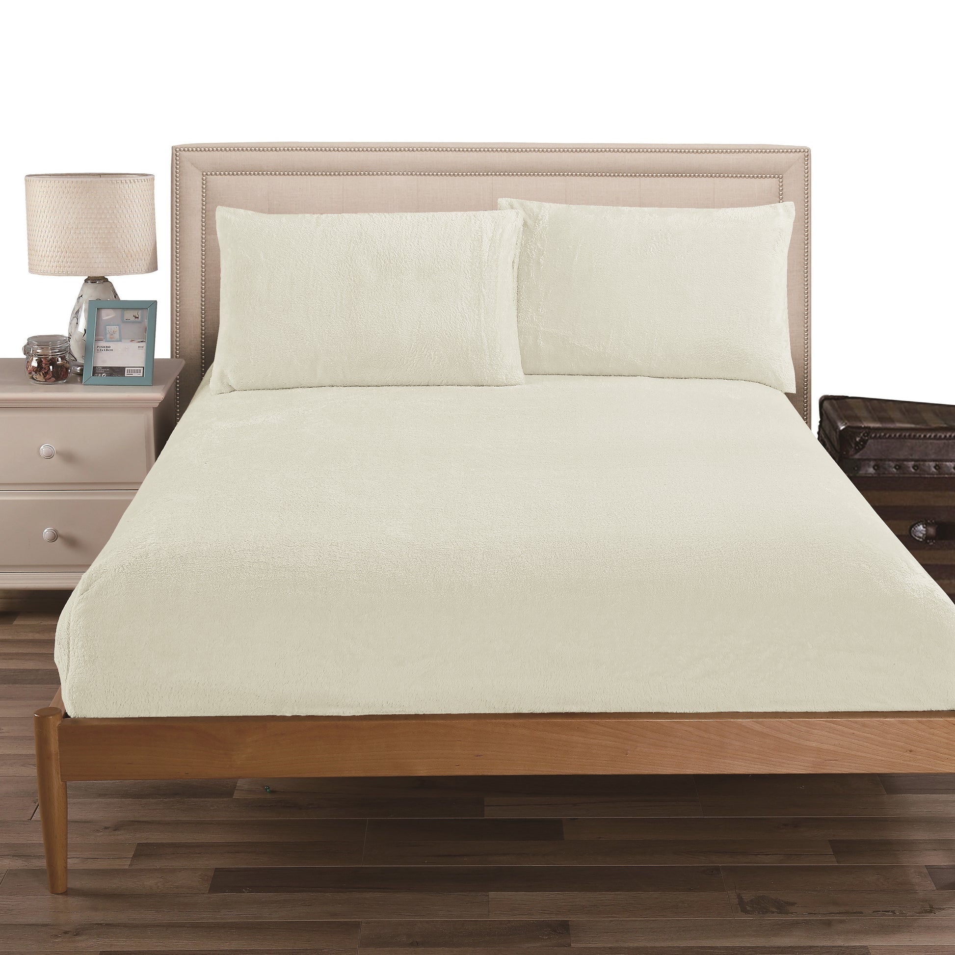 Ramesses Teddy Fleece Fitted Sheet Combo Set - Ander Home