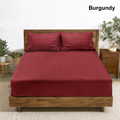 Ramesses Hotel Quality Jacquard Cooling Bamboo Blend Fitted Sheet Set - Ander Home