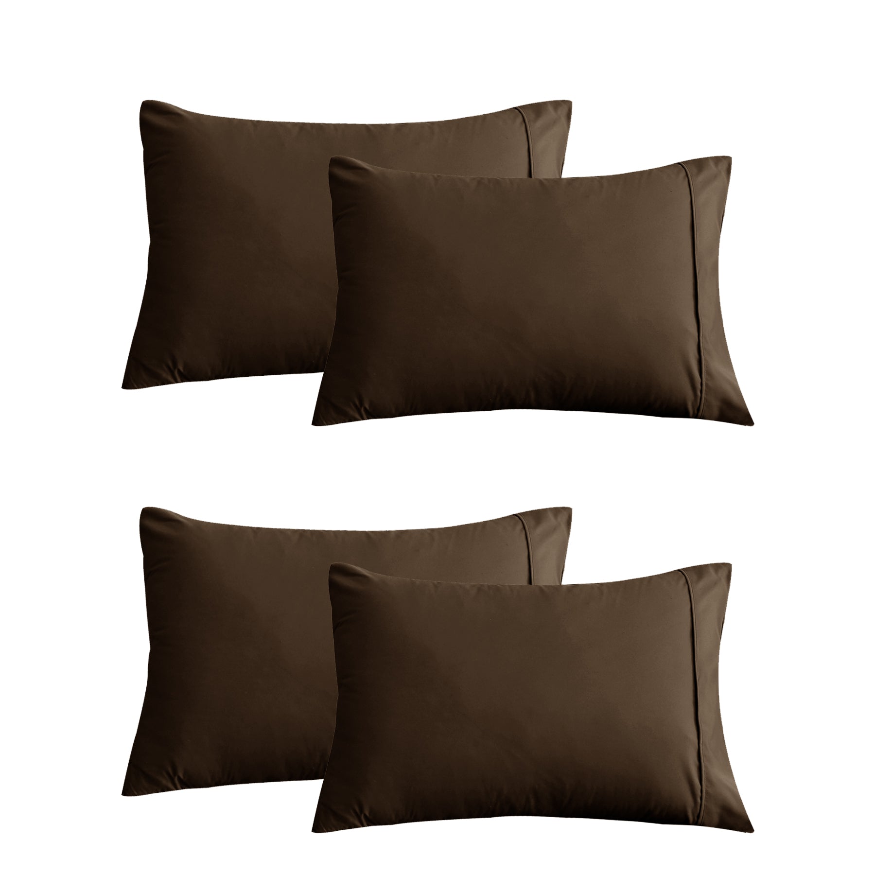 Kingdom 4 Pieces Classic Percale Easy Care Standard Pillowcases/Softer to touch - Ander Home