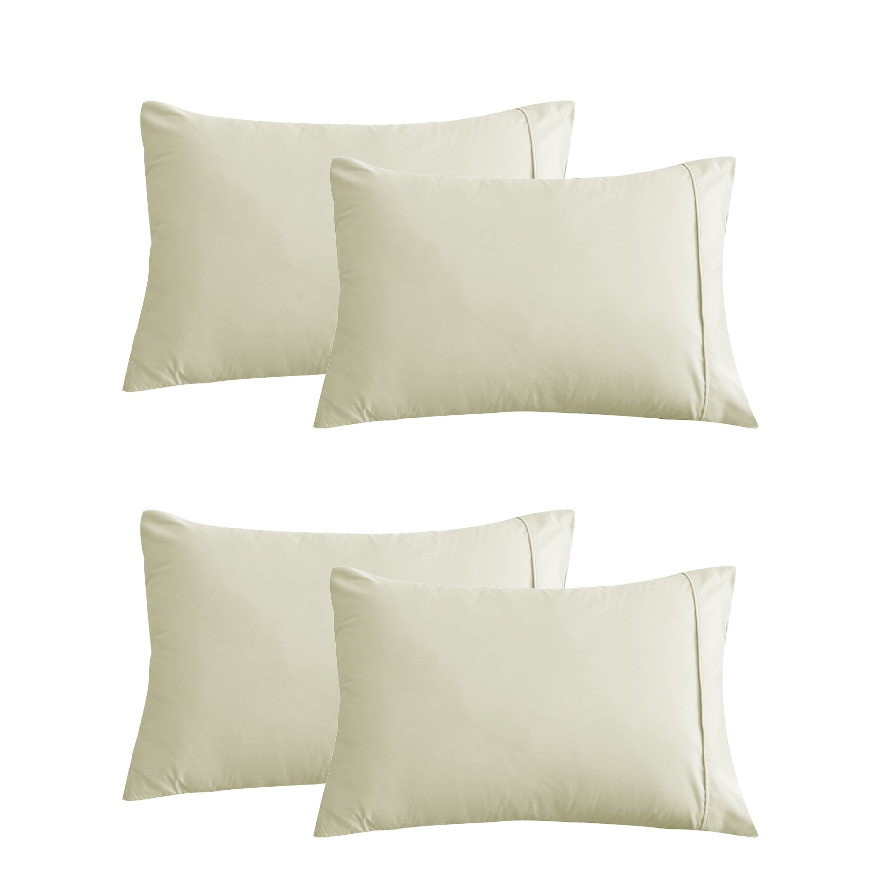 Kingdom 4 Pieces Classic Percale Easy Care Standard Pillowcases/Softer to touch - Ander Home