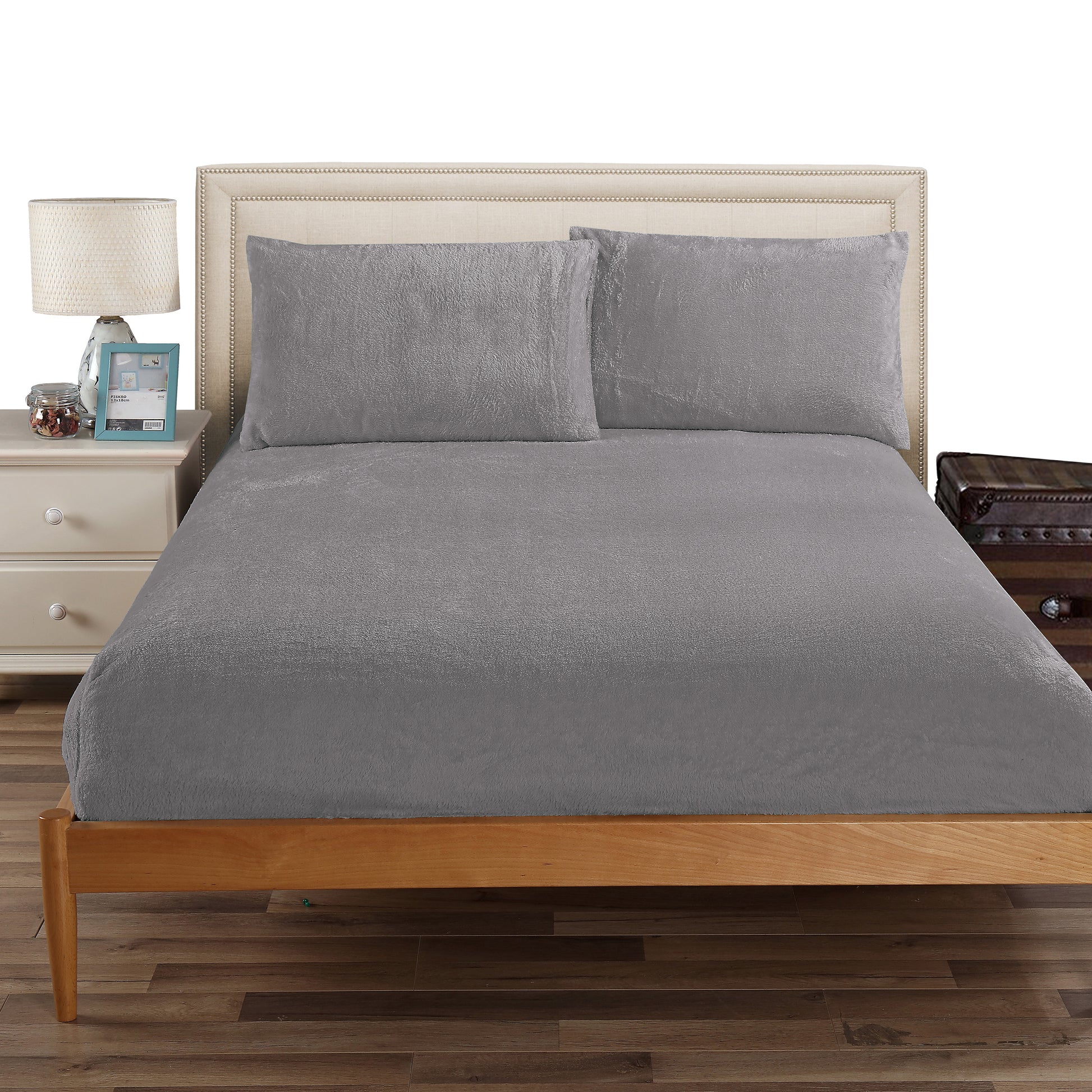 Ramesses Teddy Fleece Fitted Sheet Combo Set - Ander Home
