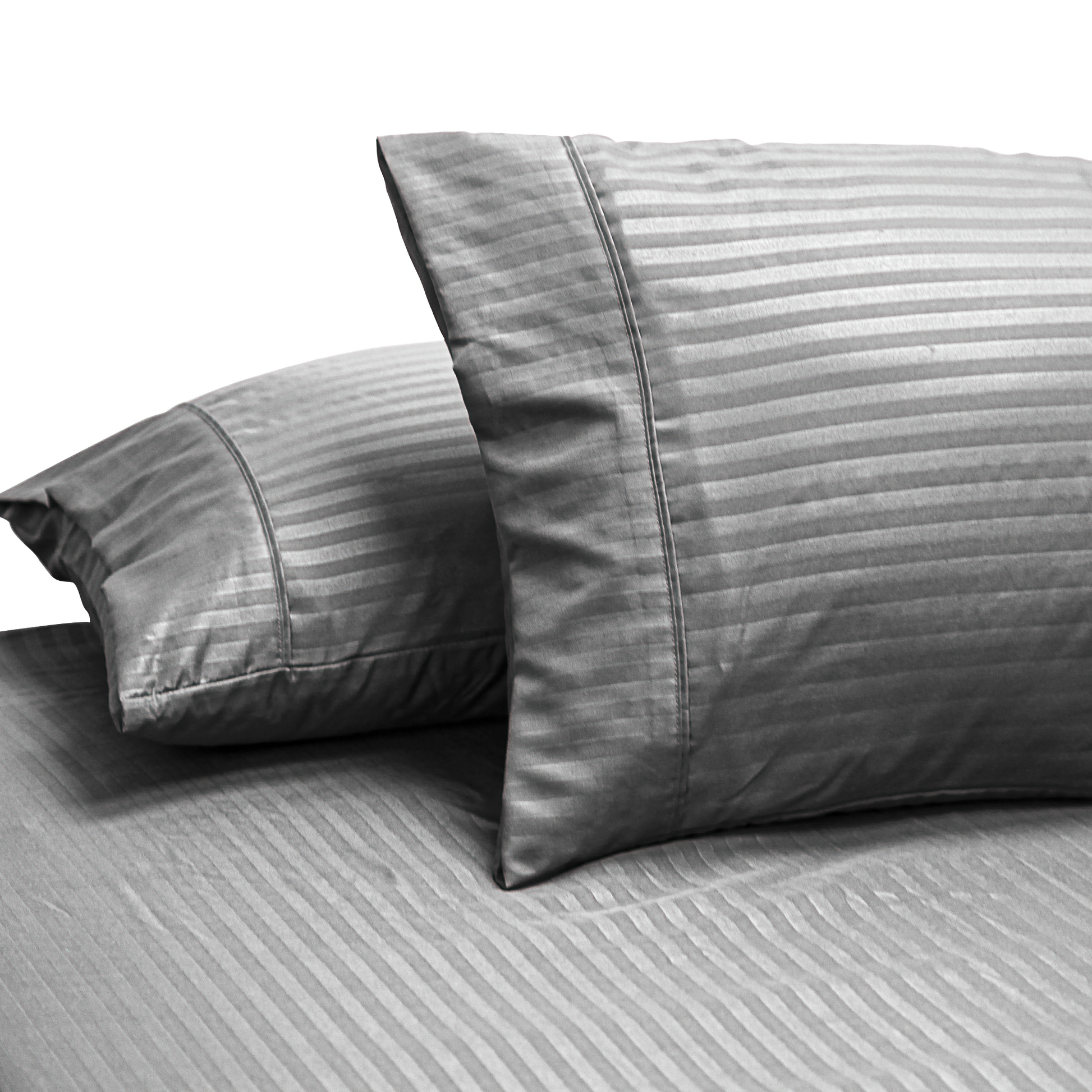 Ramesses Hotel Quality Jacquard Cooling Bamboo Blend Fitted Sheet Set - Ander Home