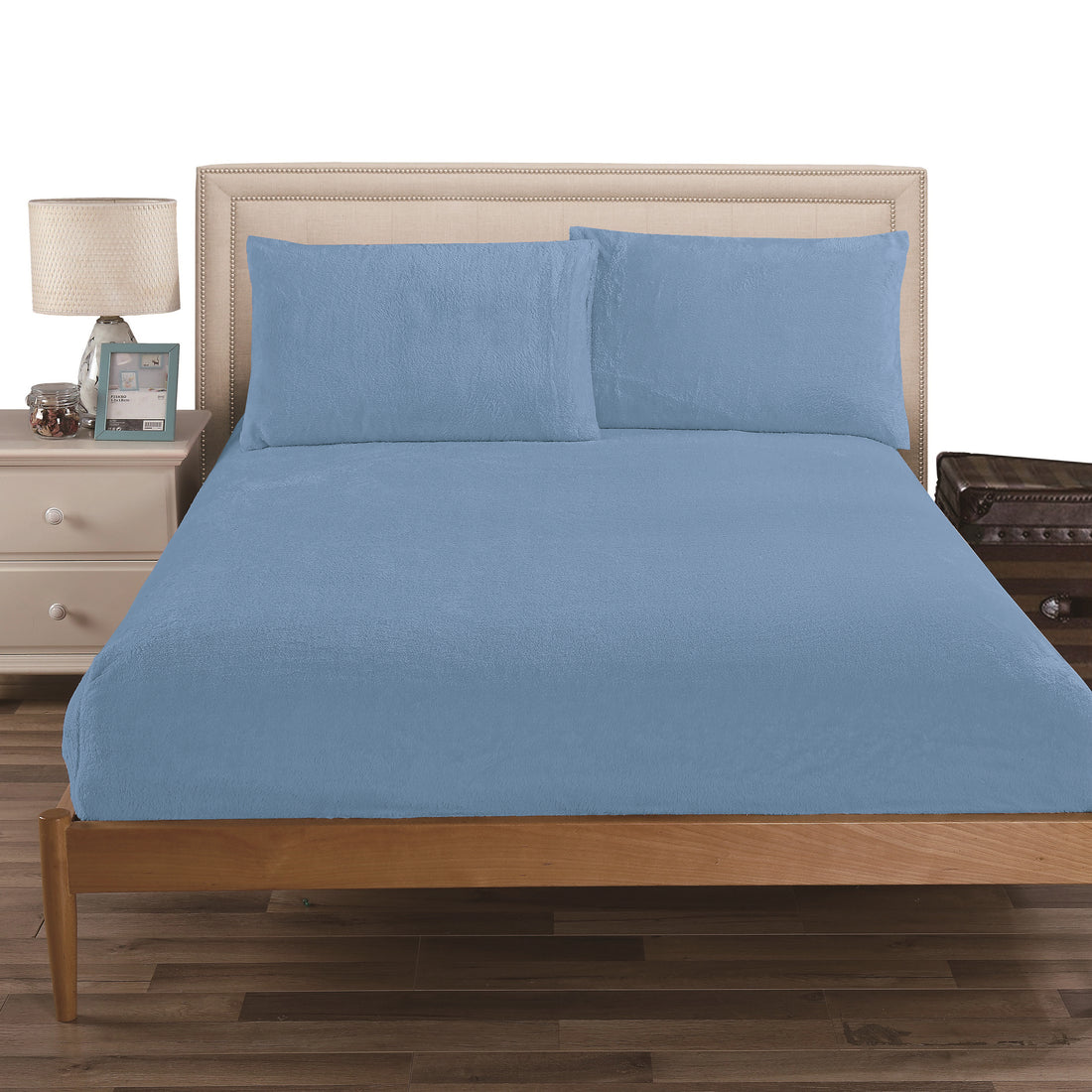 Ramesses Teddy Fleece Fitted Sheet Combo Set
