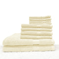 Ramesses 10 Piece Antibacterial Bamboo-Cotton Bath Towel Set/Ultra-Soft/600GSM - Ander Home
