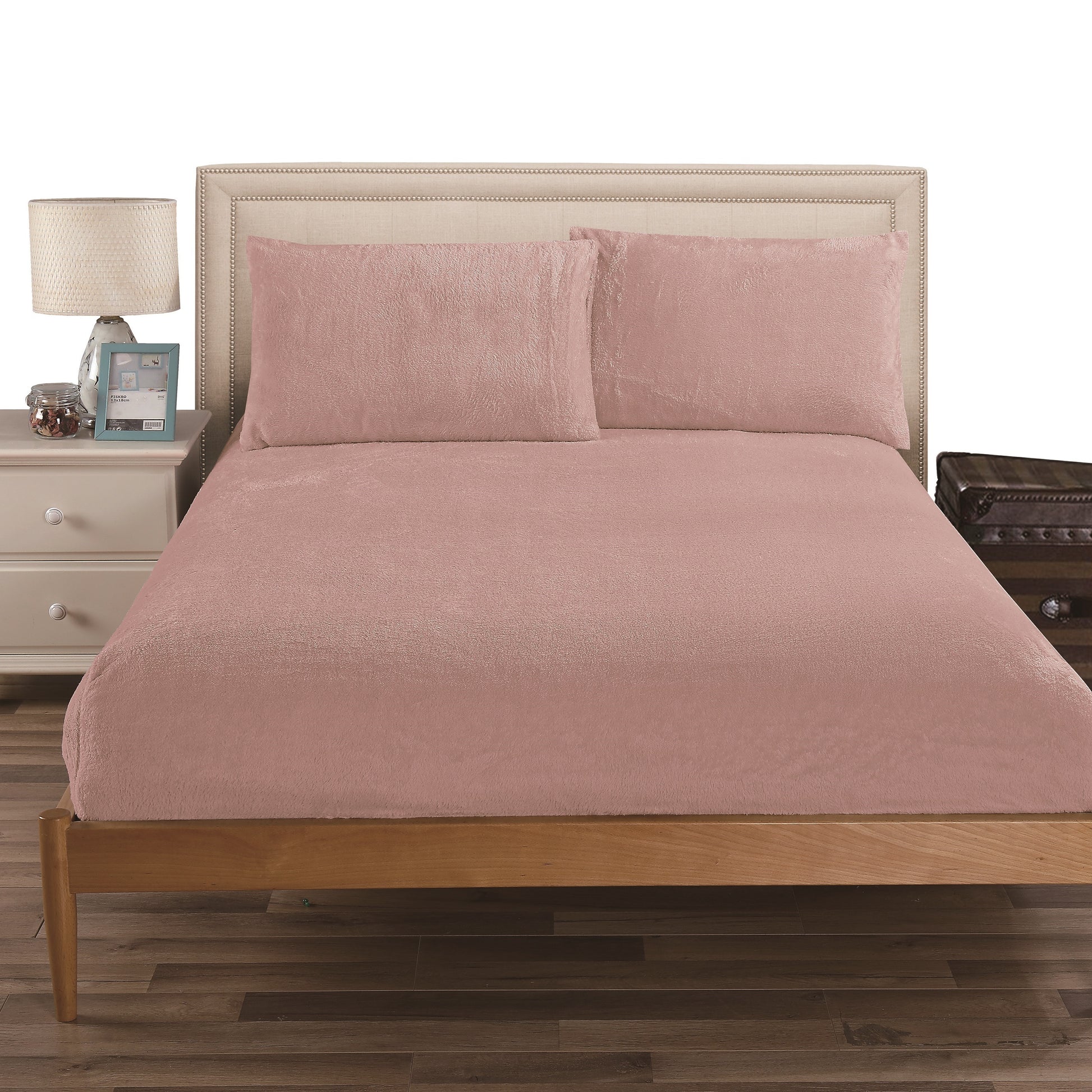 Ramesses Teddy Fleece Fitted Sheet Combo Set - Ander Home