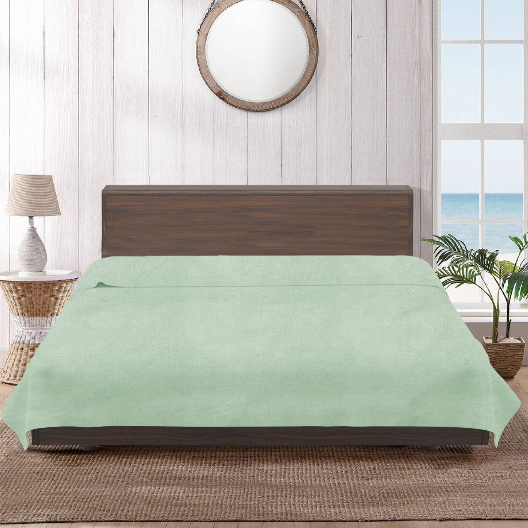 Kingdom Classic Percale Easy Care Flat Sheet/Absorbent And Soft - Ander Home