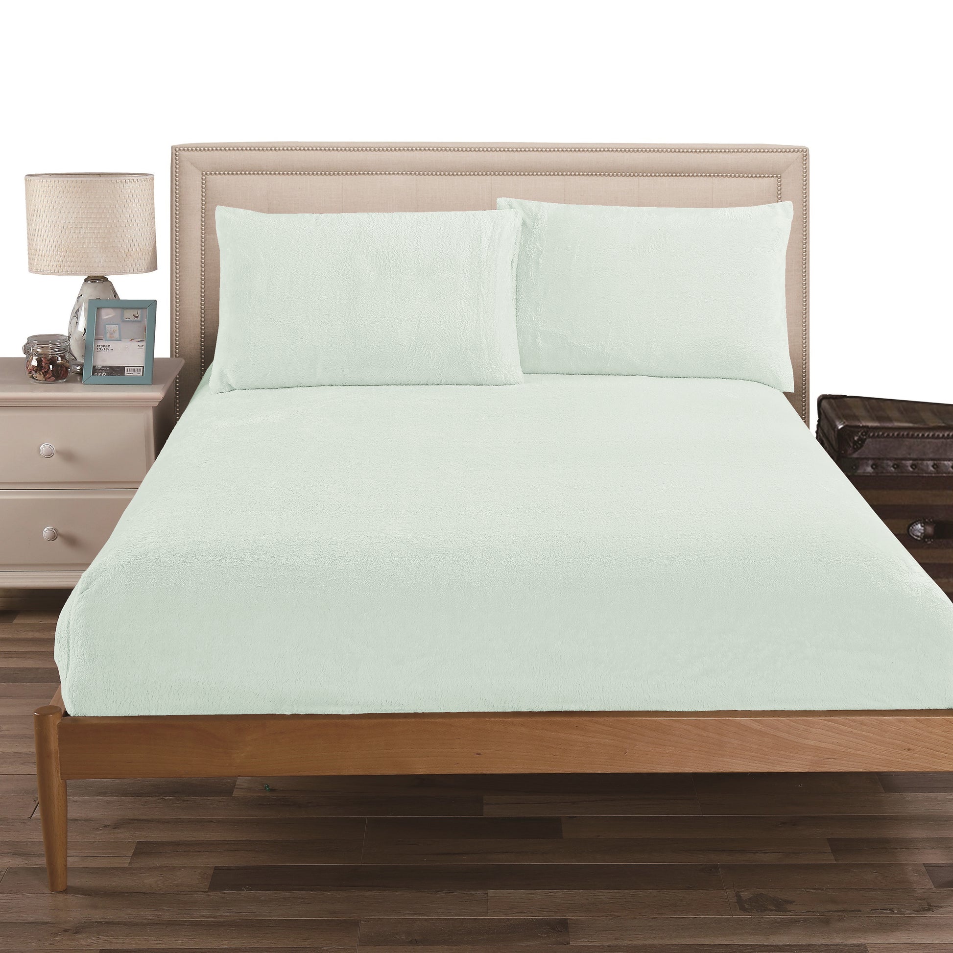 Ramesses Teddy Fleece Fitted Sheet Combo Set - Ander Home