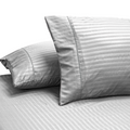 Ramesses Hotel Quality Jacquard Cooling Bamboo Blend Fitted Sheet Set - Ander Home