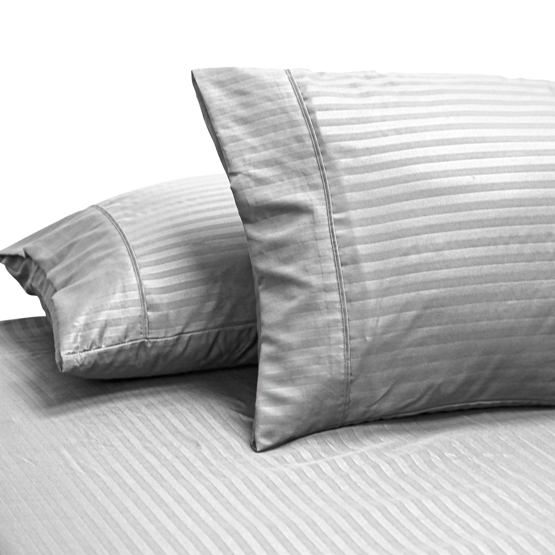 Ramesses Hotel Quality Jacquard Cooling Bamboo Blend Fitted Sheet Set - Ander Home