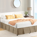 Kingdom Classic Percale Easy Care Box Pleated Valance/Absorbent &Soft - Ander Home