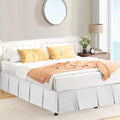 Kingdom Classic Percale Easy Care Box Pleated Valance/Absorbent &Soft - Ander Home