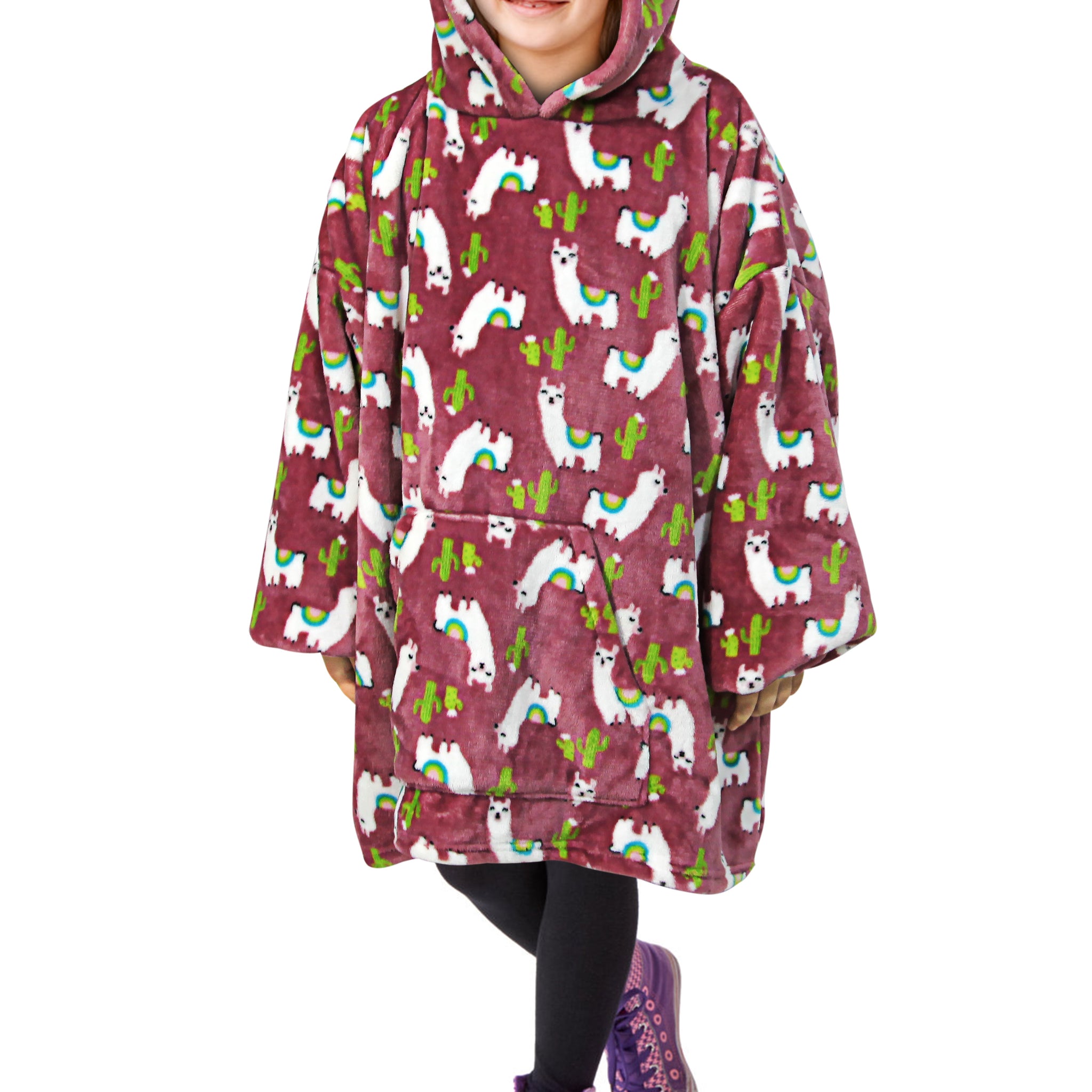 Ramesses Kids Oversized Blanket Hoodie/ChildrenOne Size Soft Warm Fluffy Hooded - Ander Home