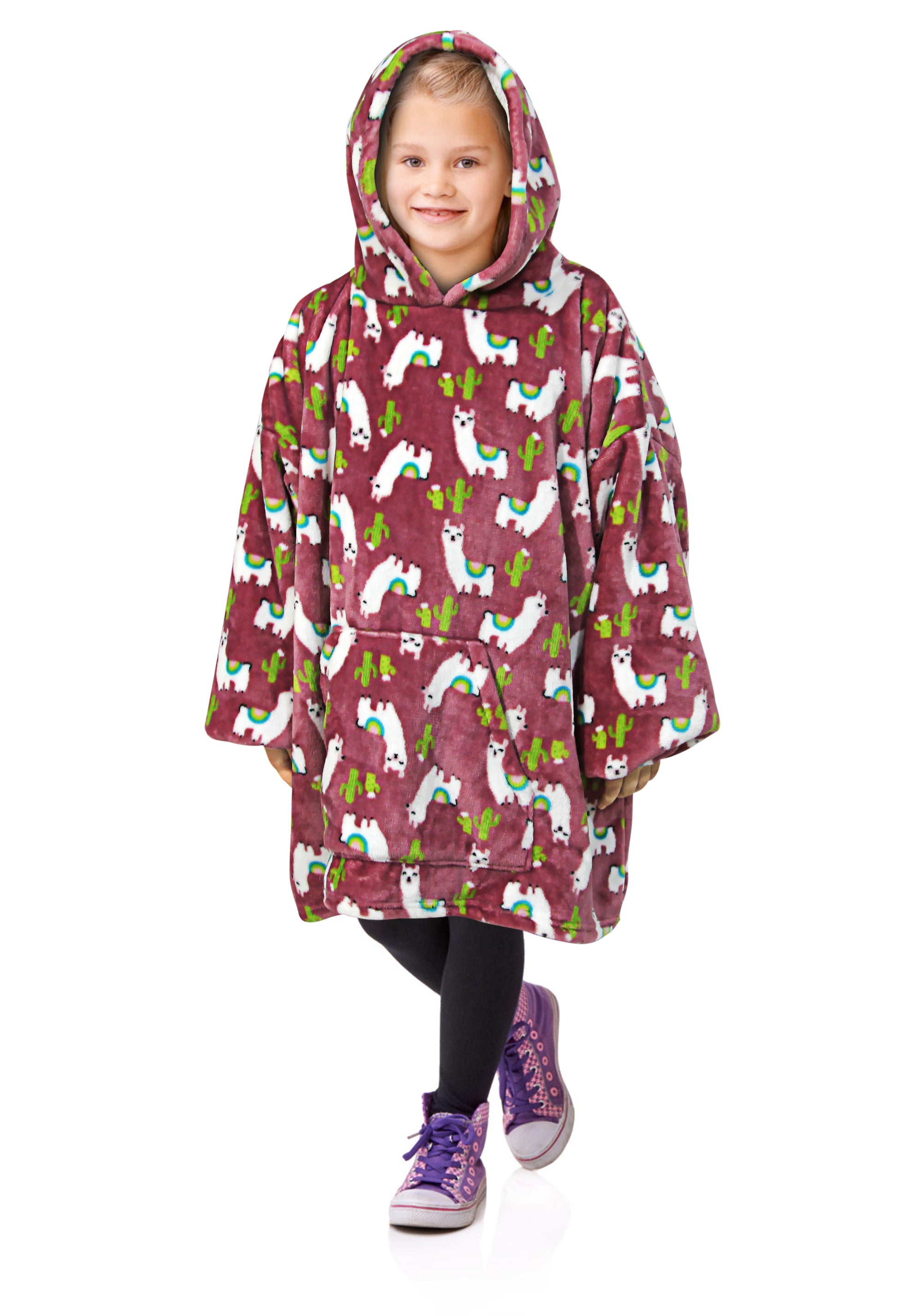 Ramesses Kids Oversized Blanket Hoodie/ChildrenOne Size Soft Warm Fluffy Hooded - Ander Home