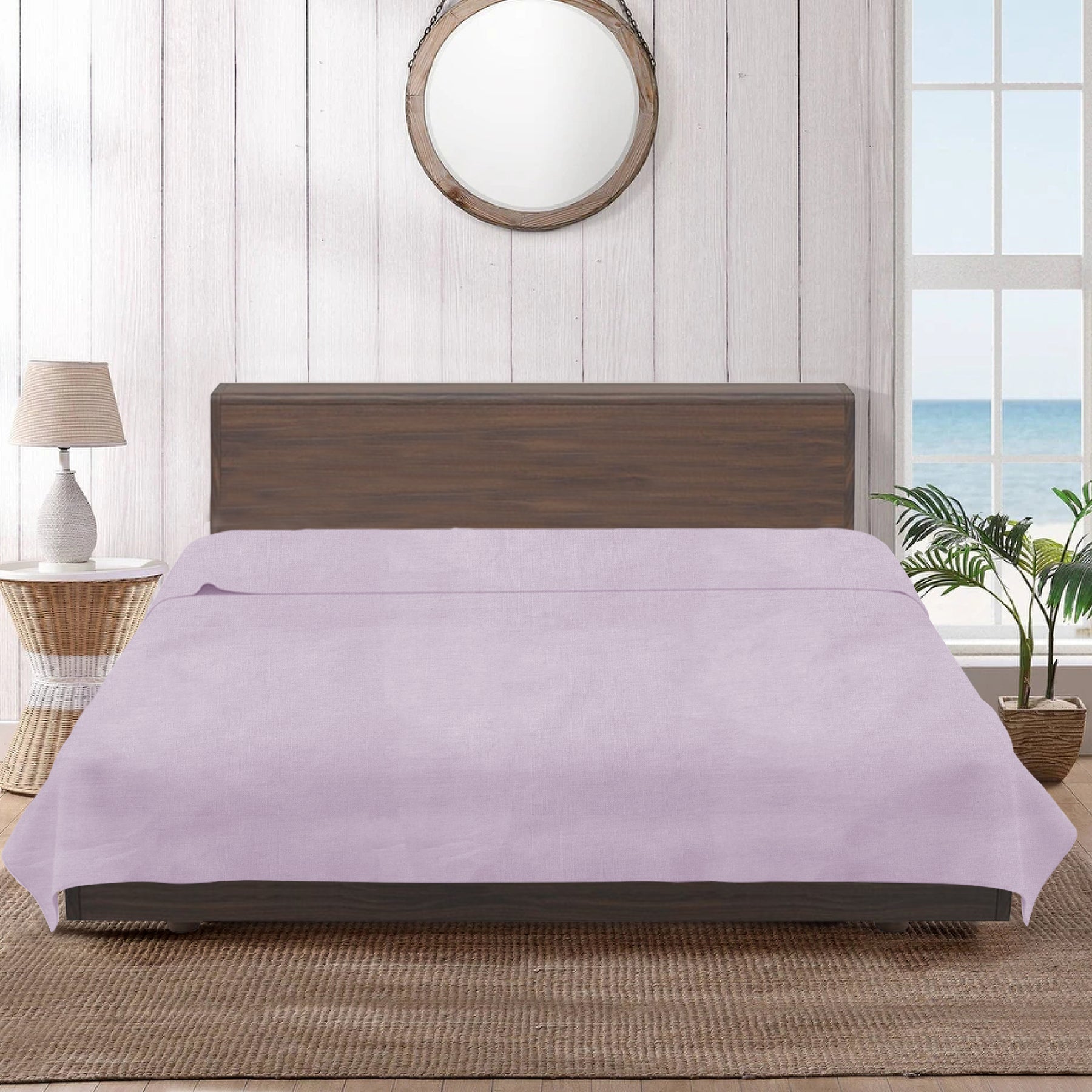 Kingdom Classic Percale Easy Care Flat Sheet/Absorbent And Soft - Ander Home