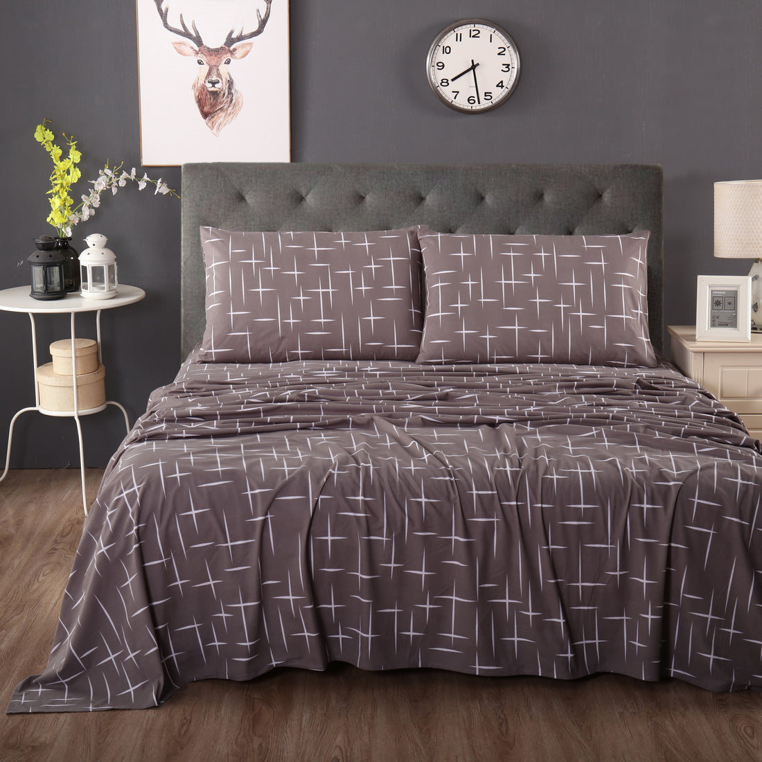 Ramesses Winte Sheet SET/Micro Flannel Warm Polar Fleece Sheet SET - Ander Home