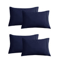 Kingdom 4 Pieces Classic Percale Easy Care Standard Pillowcases/Softer to touch - Ander Home