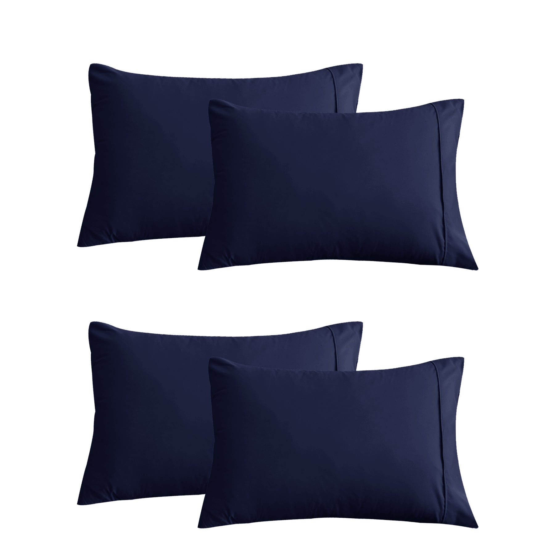 Kingdom 4 Pieces Classic Percale Easy Care Standard Pillowcases/Softer to touch - Ander Home