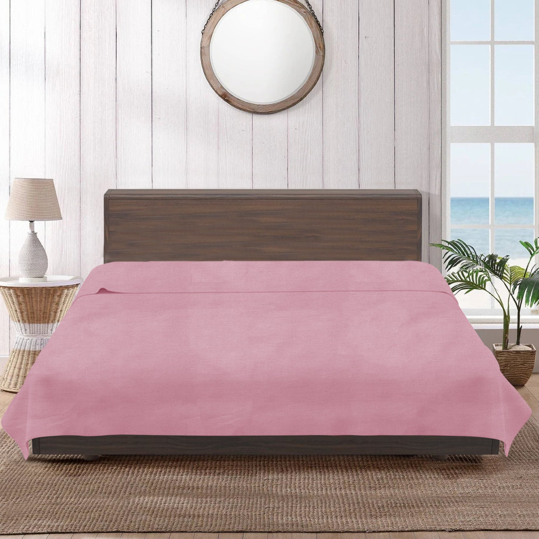 Kingdom Classic Percale Easy Care Flat Sheet/Absorbent And Soft - Ander Home