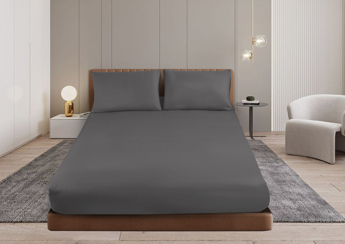 Shangri-La Linen Cashmere Touch Flannelette Fitted Sheet Set - Ander Home
