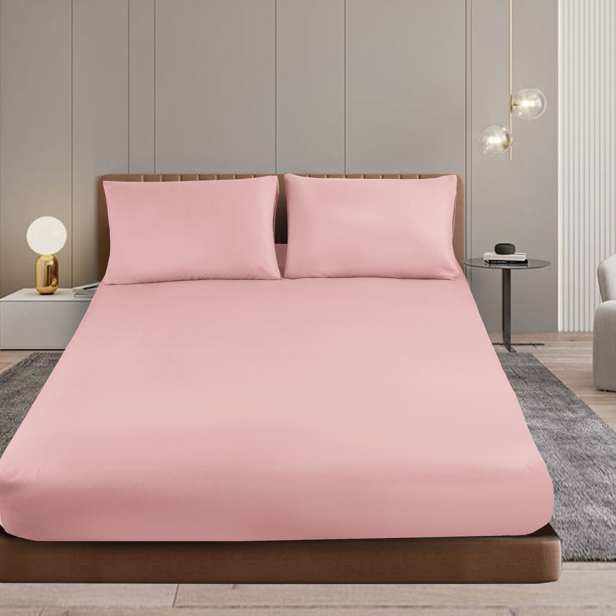 Shangri-La Linen Cashmere Touch Flannelette Fitted Sheet Set - Ander Home