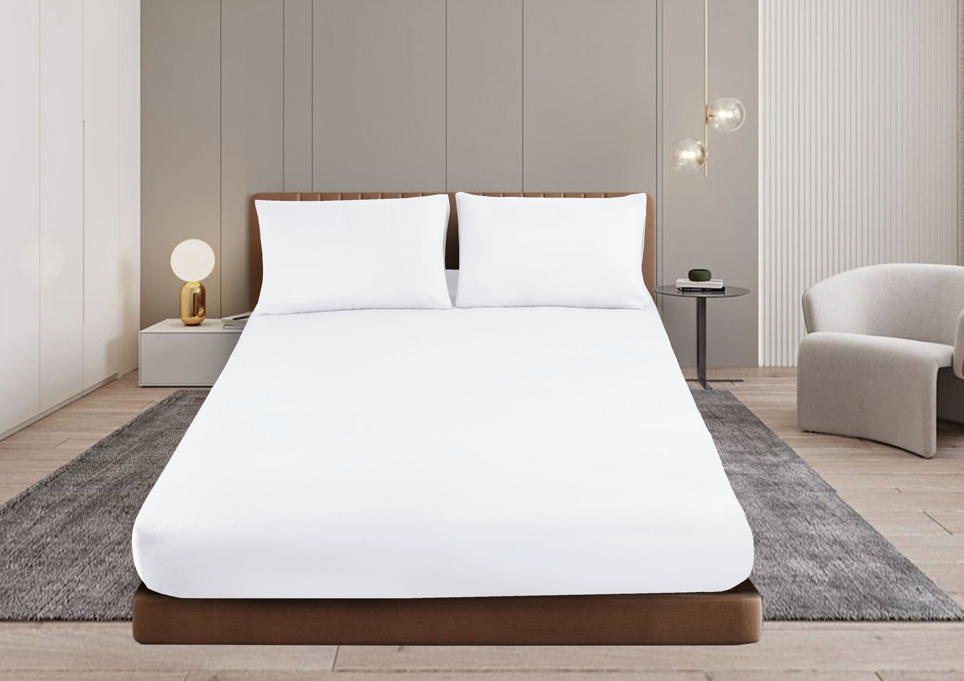 Shangri-La Linen Cashmere Touch Flannelette Fitted Sheet Set - Ander Home