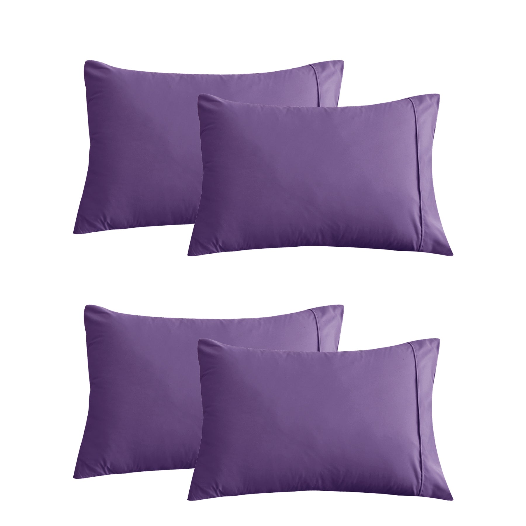 Kingdom 4 Pieces Classic Percale Easy Care Standard Pillowcases/Softer to touch - Ander Home