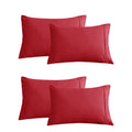 Kingdom 4 Pieces Classic Percale Easy Care Standard Pillowcases/Softer to touch - Ander Home