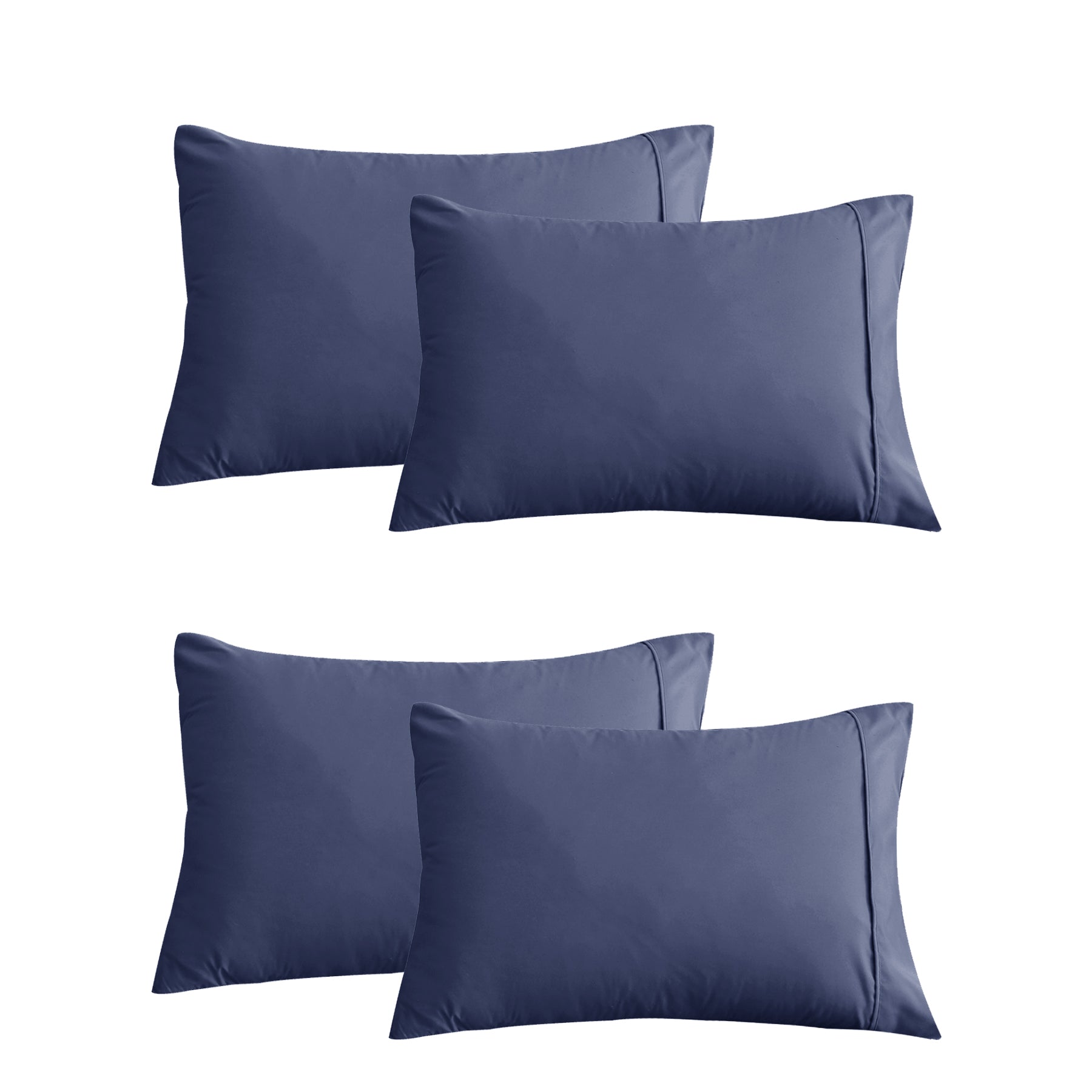 Kingdom 4 Pieces Classic Percale Easy Care Standard Pillowcases/Softer to touch - Ander Home