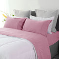 RAMESSES Pebble Wash Linen Alternative Sheet SET/All Season Bedding - Ander Home