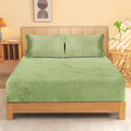 Ramesses Winter Warm Sherpa Fleece Fitted Sheet Combo Set - Ander Home