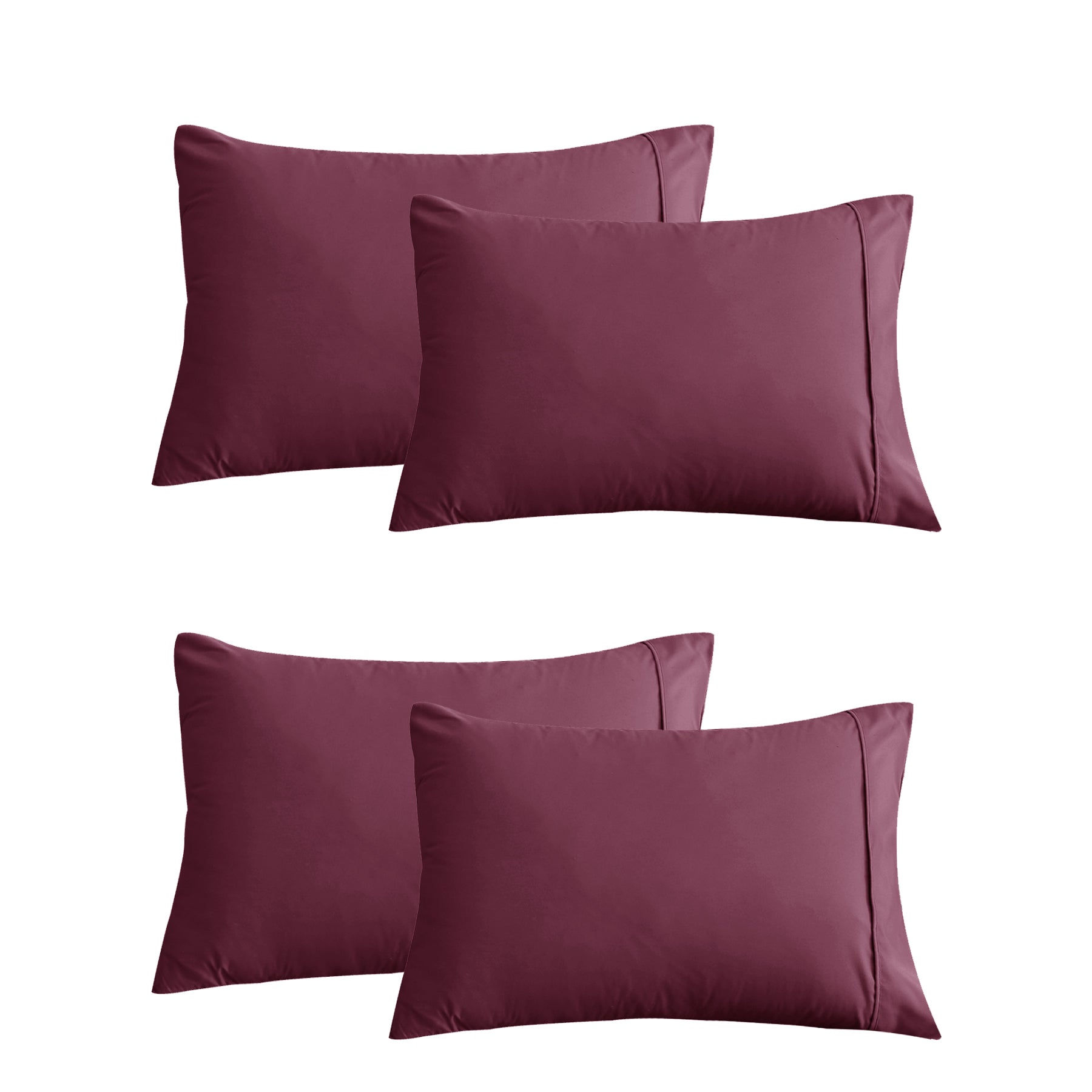 Kingdom 4 Pieces Classic Percale Easy Care Standard Pillowcases/Softer to touch - Ander Home