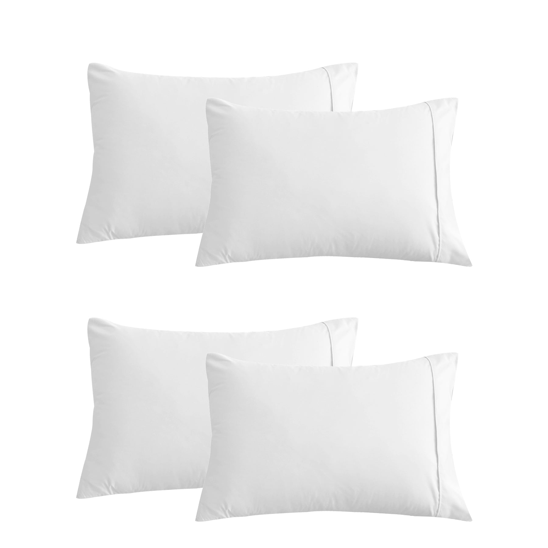 Kingdom 4 Pieces Classic Percale Easy Care Standard Pillowcases/Softer to touch - Ander Home