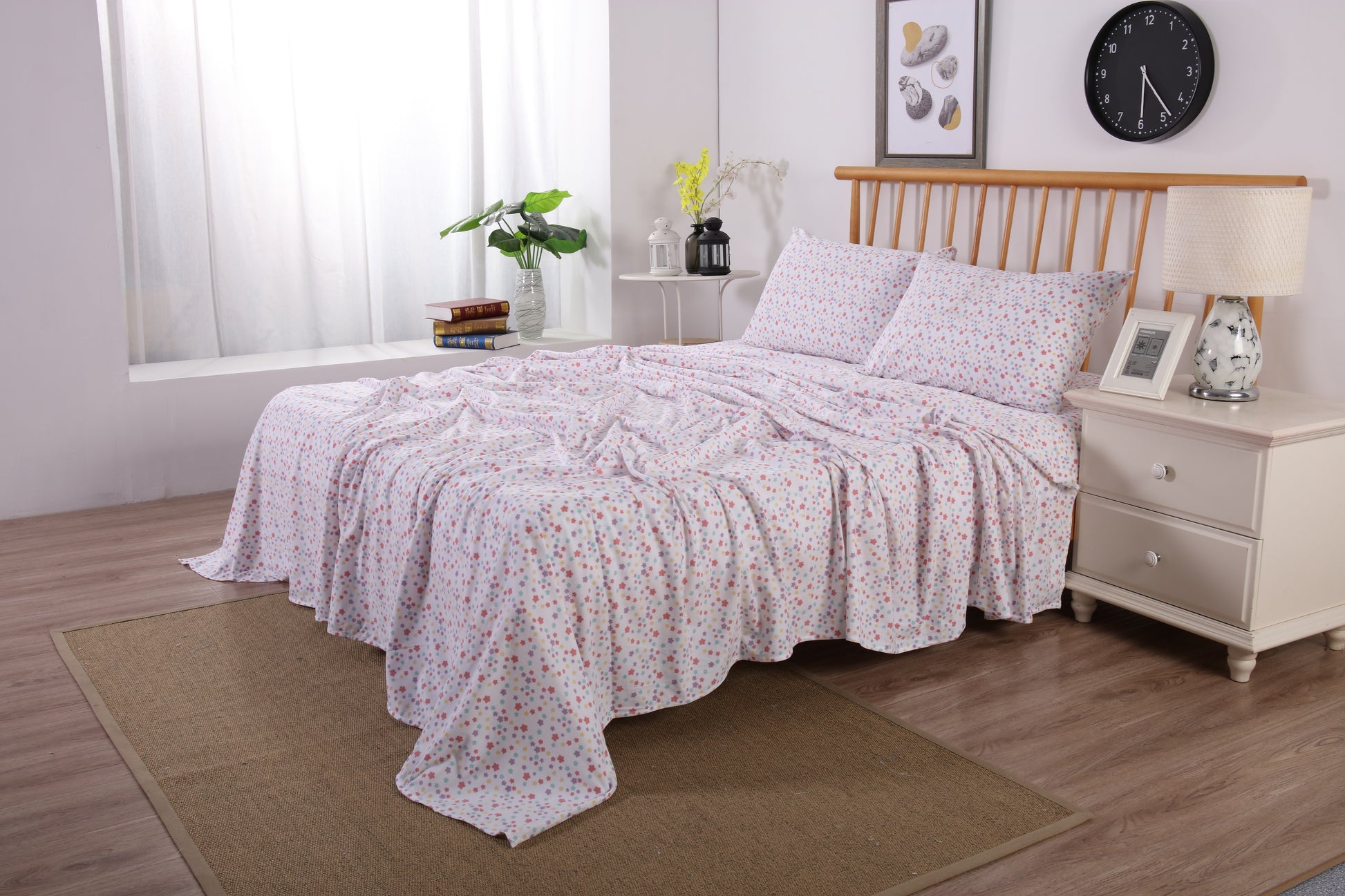 Ramesses Winter Sheet SET/Micro Flannel Warm Polar Fleece Sheet SET - Ander Home