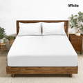 Ramesses Hotel Quality Jacquard Cooling Bamboo Blend Fitted Sheet Set - Ander Home