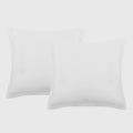 Kingdom 2pcs Classic Softer Percale Easy Care European Pillowcases/Wrinkles Free - Ander Home