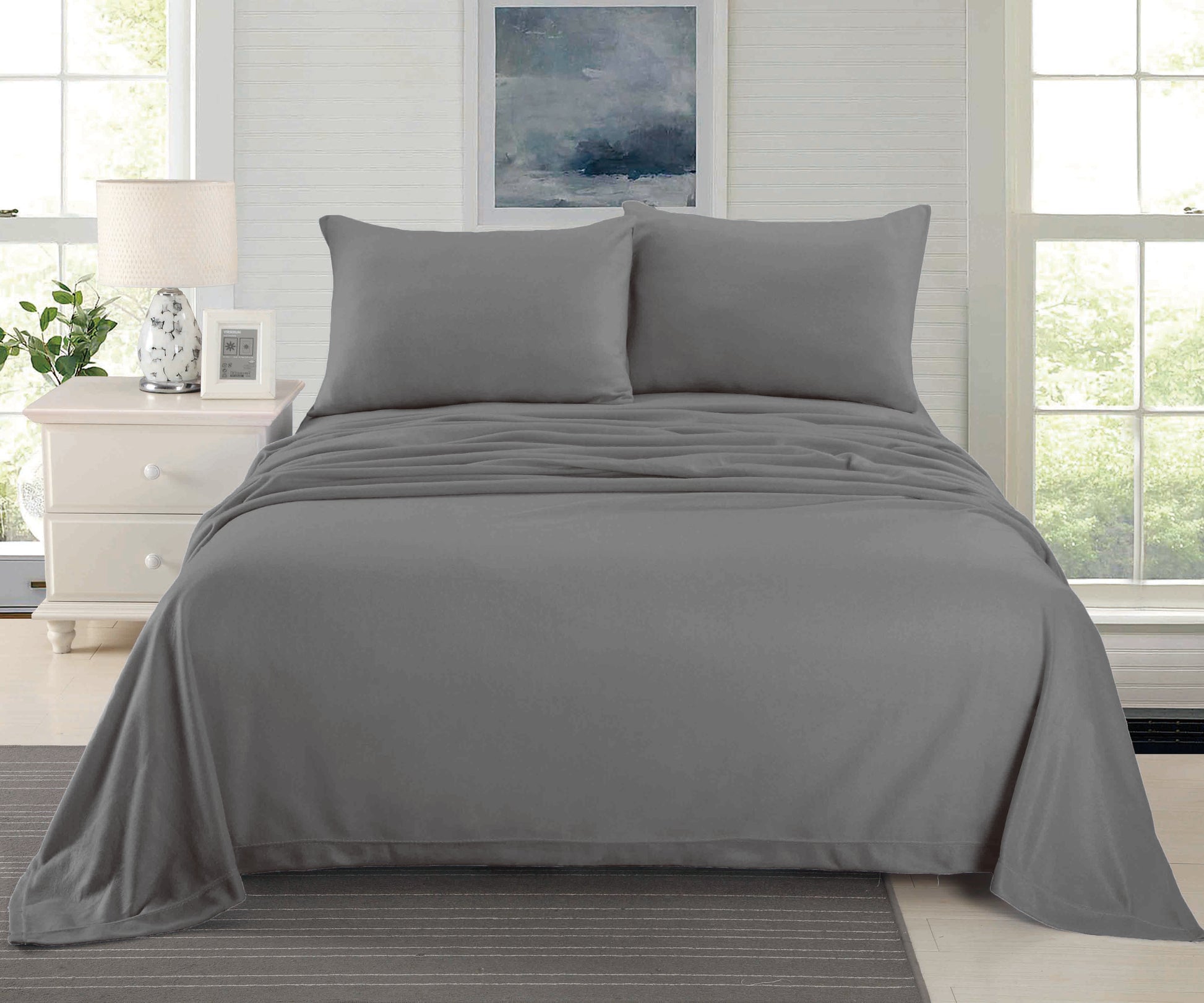Ramesses Cashmere Touch Polar Fleece Style Sheet SET/Warm Winter Flannel Sheet - Ander Home