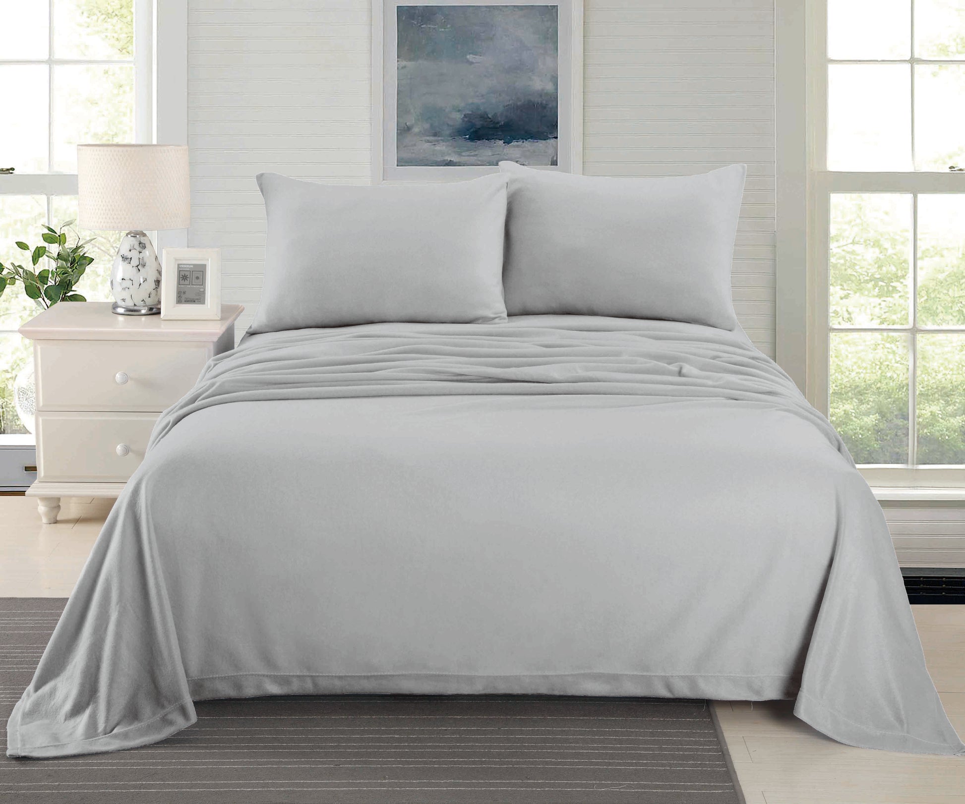 Ramesses Cashmere Touch Polar Fleece Style Sheet SET/Warm Winter Flannel Sheet - Ander Home
