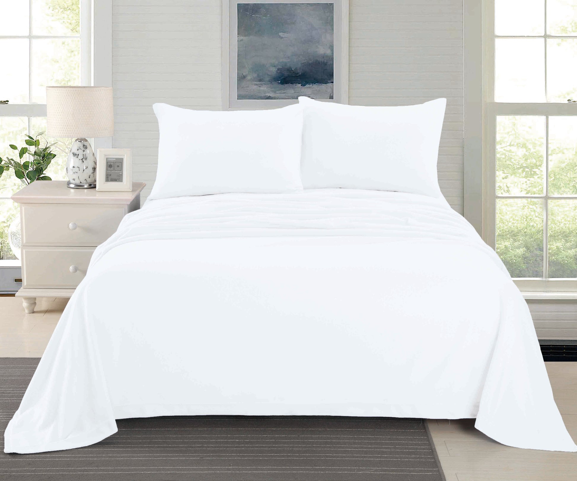 Ramesses Cashmere Touch Polar Fleece Style Sheet SET/Warm Winter Flannel Sheet - Ander Home