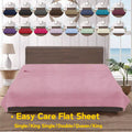 Kingdom Classic Percale Easy Care Flat Sheet/Absorbent And Soft - Ander Home