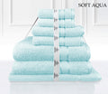 EXTRA LARGE 100%Supreme Cotton Bath Sheet Towel SET/550GSM/7Pcs/14Pcs/Ultra-Soft - Ander Home